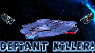 New MONSTER ARRIVES  Redemption Class VS 4 Defiant Class  Star Trek Ship Battles [upl. by Aitnis]