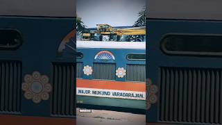 Indian Railway Locomotive dedicated to Major Mukund Varadarajan amaran trainvideos train loco [upl. by Aieka]