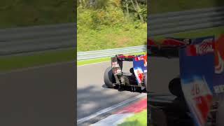 Sebastian Vettel Nordschleife Red Bull F1 RB7 flat out Fuchsröhre redbull [upl. by Suk]