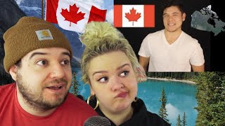 Geography Now  Canada  COUPLE REACTION VIDEO [upl. by Plotkin56]