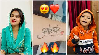 Neetika Ne Mere Naam Ka Tattoo Banva Liya 😍🔥  Chatka Family  Daily Vlogs [upl. by Pastelki]