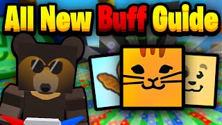 Every NEW Buff and How to Use Them Complete Guide  Bee Swarm Simualator [upl. by Sidney]