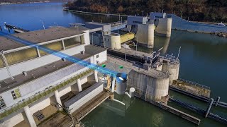 Das Fischliftsystem am Wehr Baldeney  Funktionsweise [upl. by Obel]