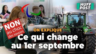 Ce qui change au 1er septembre 2024  réformes scolaires dépistage des IST sans ordonnance [upl. by Odnesor]