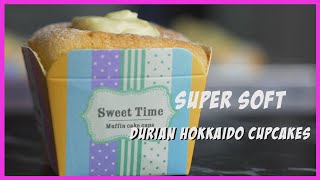 Durian Hokkaido Cupcakes  Super Soft amp Moist  Jaime Hera [upl. by Sirrah]