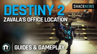 How to Find Zavalas Office  Destiny 2 [upl. by Cinimod]