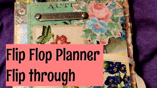 Flip Flop Planner Journal flip through planner journal collage [upl. by Abehshtab]