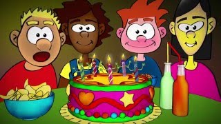 Feliz Cumpleaños Cancion  Cancion Infantil  Preescolar  Tututras Tv [upl. by Jobi]