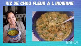 Riz de Chou fleur à l indienne [upl. by Lahcym215]