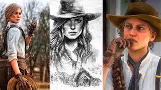 Sadie Alder in different Mods rdr2  Red dead Redemption 2 [upl. by Valleau]