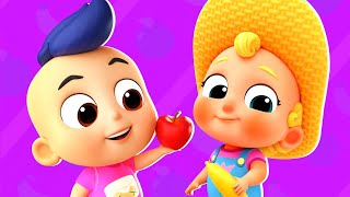 Apples and Bananas Song For Kids Nursery Rhymes and Baby Song [upl. by Behl946]