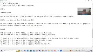 37  Web Dynpro ABAP  Component Usage  Object Value SelectorOVS Part2 [upl. by Hnaht470]
