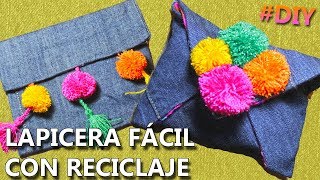 DIY INCREÍBLE LAPICERA MUY FÁCIL DE HACER SIN COSER [upl. by Allicserp614]