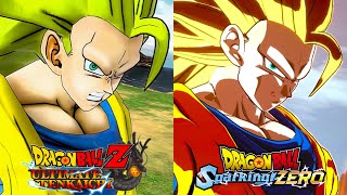 Dragon Ball Sparking Zero vs Ultimate Tenkaichi Transformation Comparison 4K 60FPS [upl. by Suoivatram]