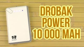 Распаковка Drobak Power 10000 mAh White [upl. by Adnilram]