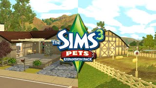 Judging and Rating Every EA Build in the Sims 3 Pets World Appaloosa Plains [upl. by Arnon]