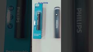 Philips ABS 21cms Rechargeable Flashlight 400350Lumens150m Range SFL118856philips shorts [upl. by Sillig]