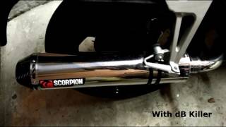 VFR800 Scorpion Exhaust [upl. by Rumery296]