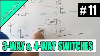 Episode 11  SCHEMATICS How 3way and 4way Switches Work [upl. by Kcirddes]