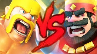 Clash of Clans VS Clash Royale  Duelo de Titãs [upl. by Mordecai605]