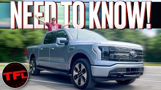 The New All Electric 2022 Ford F150 Lightning Is MUCH Better Than I Expected  Heres Why [upl. by Nepets]