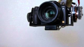 Stabilised Camera Brushless Gimbal test 3 Panasonic FZ38 SLR [upl. by Iidnarb]