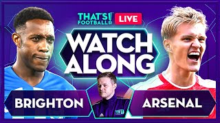 BRIGHTON vs ARSENAL LIVE with Mark Goldbridge [upl. by Charmine959]