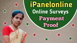 iPanelonline Surveys Payment Proof in Telugu  By iSmart Vanitha [upl. by Butler]