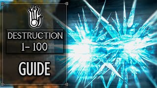 Skyrim  Level Up Destruction To 100 FAST 2024 [upl. by Janene]