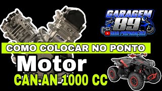 COMO COLOCAR NO PONTO MOTOR CANAN 1000CC CANAN 1000cc brp [upl. by Ynove414]