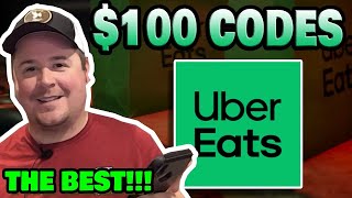 Uber Eats 100 Promo Code USUKCA And more  Uber Eats Free Food Method [upl. by Aracaj]