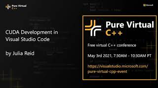 CUDA Support in Visual Studio Code with Julia Reid [upl. by Sylvester133]