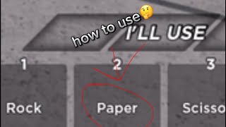 how to use paper in ultimate battlegrounds [upl. by Azilem522]