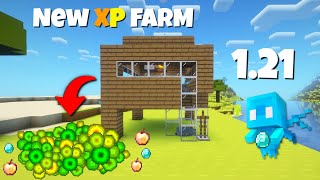 New Minecraft Best XP Farm 121  Infinity XP [upl. by Malda69]