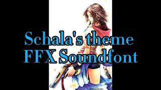 Schalas theme  Final Fantasy X SoundFont [upl. by Norehs838]