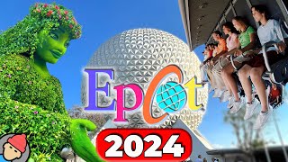 Epcot RIDES amp ATTRACTIONS 2024  Walt Disney World [upl. by Aierbma]