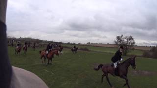 The Ledbury Hunt Underhill Farm 10th March 2017 [upl. by Heeley]