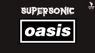 Oasis  Supersonic Karaoke  Instrumental [upl. by Millan]