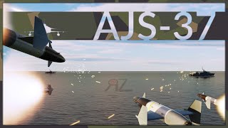 DCS AJS37  19  RB04E AntiSchiff [upl. by Notse801]