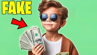 9 Year old thinks hes rich 😂 [upl. by Erica884]