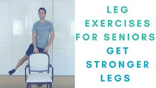 Leg Strengthening Exercises For Seniors  Decrease Knee Pain  More Life Health [upl. by Yuria]