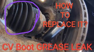 How to Replace CV Axle Joint Boot Gaiter OPEL VAUXHALL ZAFIRA [upl. by Natica559]