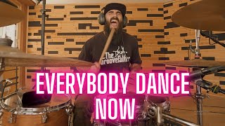 EVERYBODY DANCE NOW  DRUM COVER  CC MUSIC FACTORY [upl. by Ameerak]