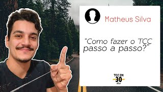 COMO FAZER UM TCC PASSO A PASSO [upl. by Ocinom]