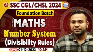 SSC CGL amp CHSL 2024 CHSL Maths Demo 1 Number System SSC Foundation Batch Maths By Neeraj Sir [upl. by Ajad]