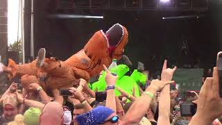 Carolina Rebellion 2018 The Butcher Babies crowd surfing Record [upl. by Veron]