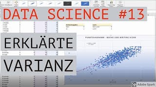 Faktorenanalyse  die erklärte Varianz  Data Science mit Excel 13 [upl. by Arrahs]