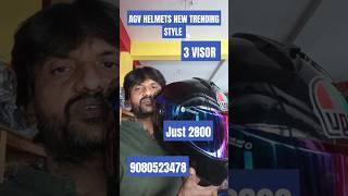 AGV HELMETS NEW TRENDING STYLE 🔥 3 VISOR FREE just 2800 🔥 booking 9080523478trending tamil agv [upl. by Zirtaeb188]