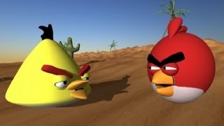 Angry Birds vs Worms 3D animation [upl. by Jauch415]