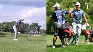 Thorbjørn Olesen makes TWO eagles in the same round 🤯  2022 Betfred British Masters [upl. by Elamor]